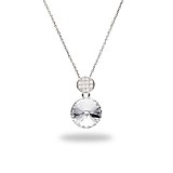Кулон з ланцюжком з кристалами Swarovski, 1660935