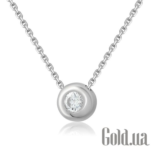 

Колье Украина, Золотое колье с Swarovski Zirconia, 40