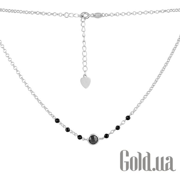 

Женские колье Fresh Jewelry, Серебряное колье с куб. цирконием и шпинелью, 35