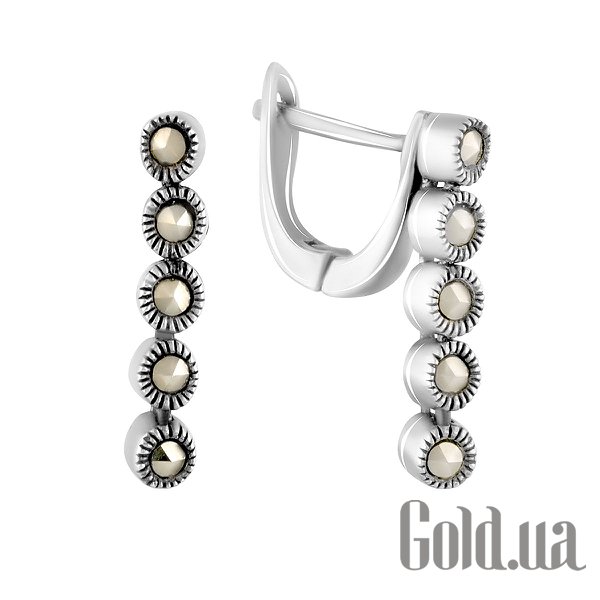 

Серьги Fresh Jewelry, Серебряные серьги с марказитами