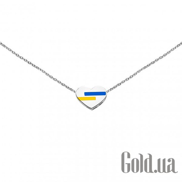 

Женские колье Украина, Серебряное колье с эмалью, 40