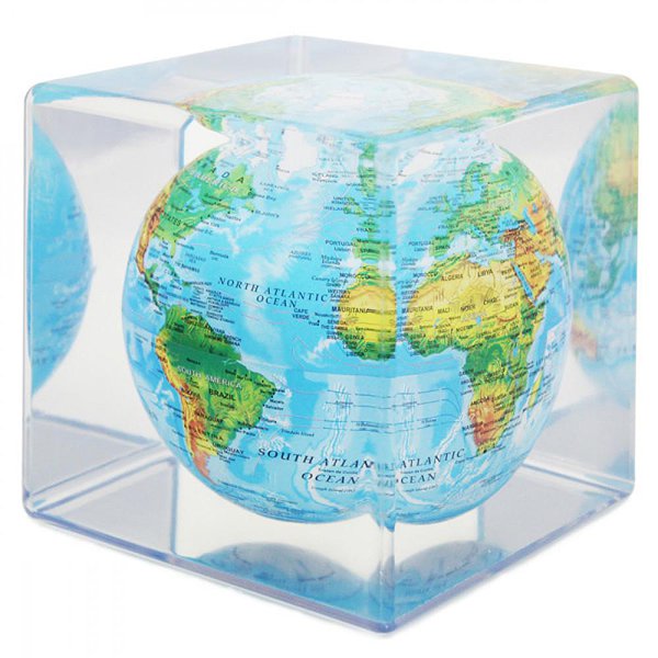 Solar Globe Mova Глобус "Фізична карта світу" MC-5-RBE