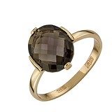 Женское золотое кольцо с раухтопазом, 1531656