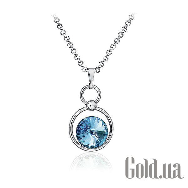 

Женские колье и кулоны Kobi, Стальной, Кулон с цепочкой с кристаллом Swarovski