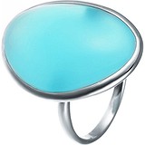 Женское серебряное кольцо с ювелирным стеклом, 1646600