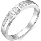 Золотое кольцо с бриллиантами, 1655304