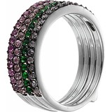 Женское серебряное кольцо с куб. циркониями, 1669896