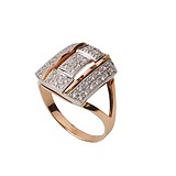 Женское золотое кольцо с бриллиантами, 1687560