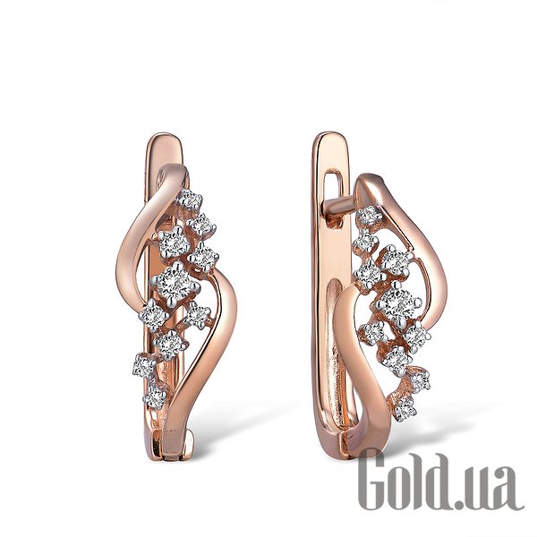 

Серьги Lurie Jewelry, Золотые серьги с бриллиантами