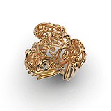 Женское золотое кольцо с бриллиантами, 1768200