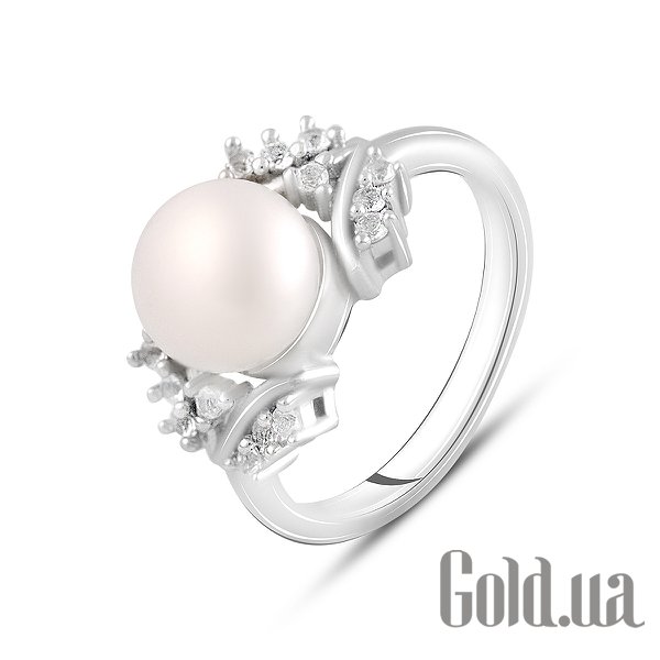 

Женские кольца Fresh Jewelry, Женское серебряное кольцо с культив. жемчугом и топазами, 19