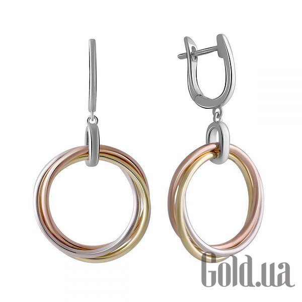 

Серьги с подвесками Fresh Jewelry, Серебряные серьги в позолоте