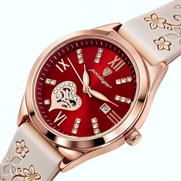 Poedagar Женские часы Present Beige Flower 3851