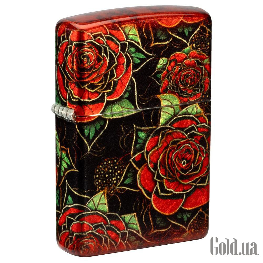 Zippo Зажигалка Red Roses Design 540 Fusion 46849 46849