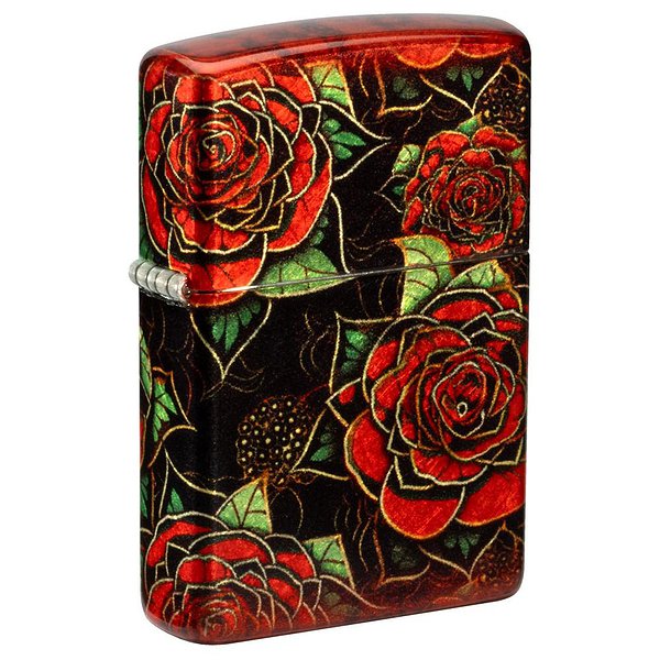 Zippo Зажигалка Red Roses Design 540 Fusion 46849 46849