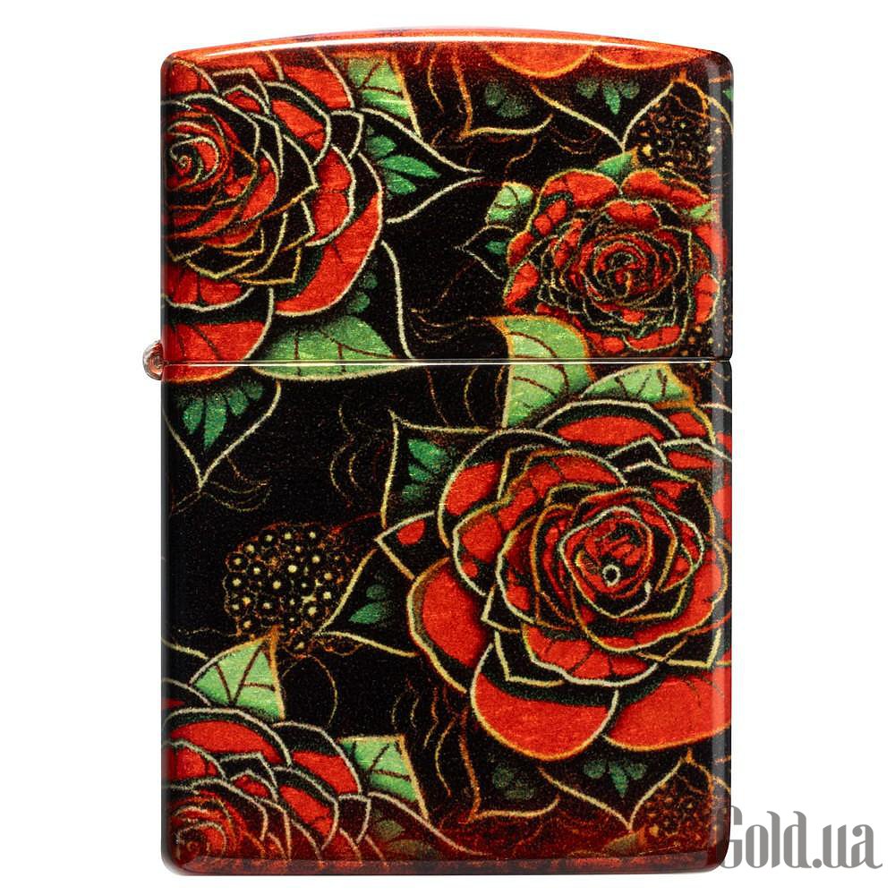 Zippo Зажигалка Red Roses Design 540 Fusion 46849 46849 – изображение 2