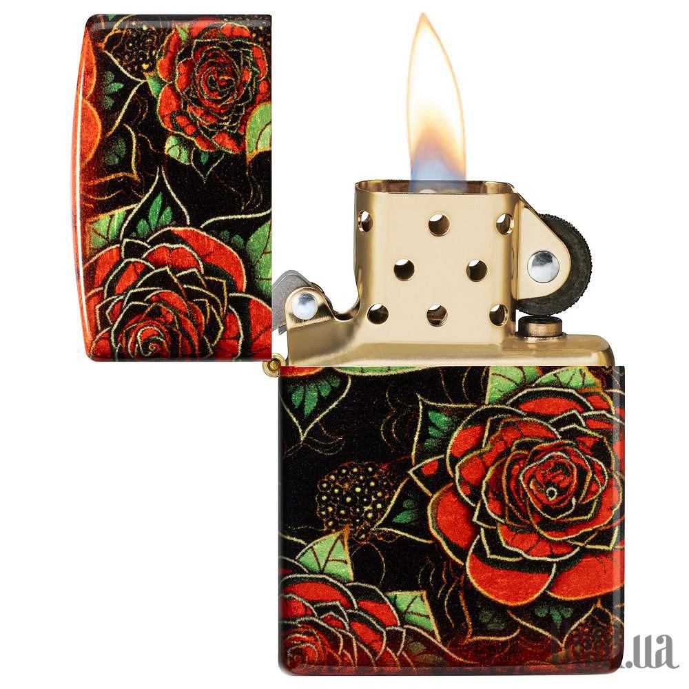 Zippo Зажигалка Red Roses Design 540 Fusion 46849 46849 – изображение 3