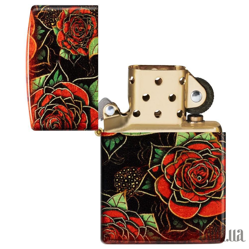 Zippo Зажигалка Red Roses Design 540 Fusion 46849 46849 – изображение 4