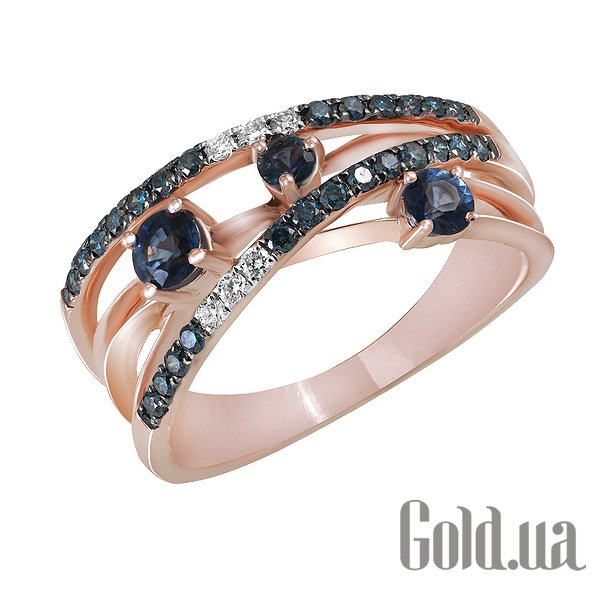 

Кольцо Lurie Jewelry, Женское золотое кольцо с бриллиантами, 17.5