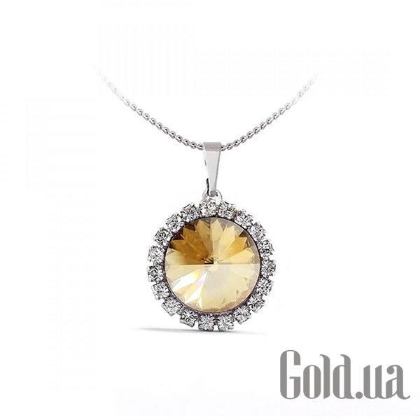 

Женские колье и кулоны Kobi, Стальной, Кулон с цепочкой с кристаллами Swarovski