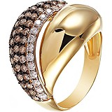 Женское золотое кольцо с бриллиантами, 1646857