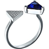 Женское серебряное кольцо с куб. циркониями, 1668873