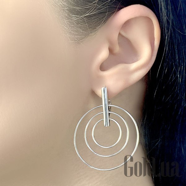 Сережки з підвісками Fresh Jewelry Срібні сережки