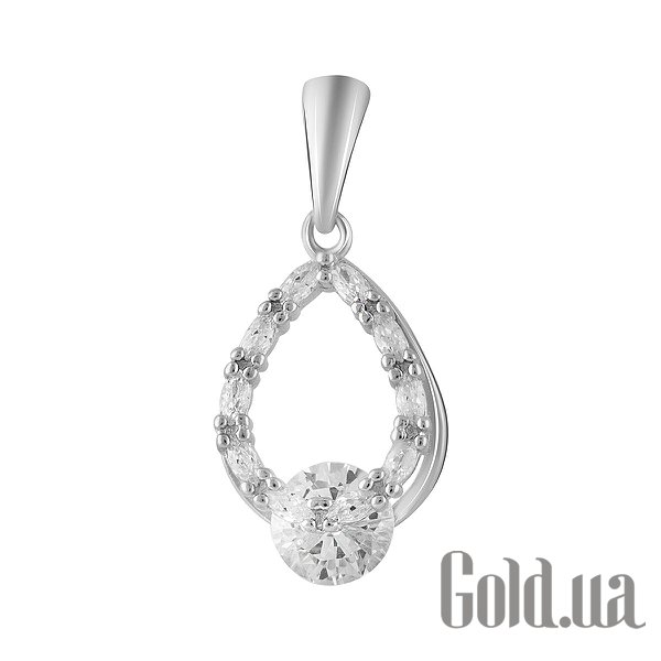 

Женские кулоны Fresh Jewelry, Серебряный кулон с куб. циркониями