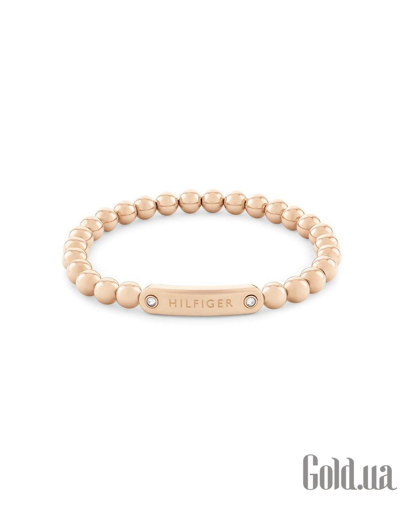 Tommy Hilfiger Женский стальной браслет с кристаллами Swarovski в позолоте 2780936