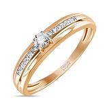Золотое кольцо с бриллиантами, 1527562