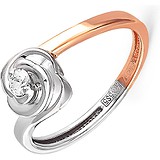 Kabarovsky Женское золотое кольцо с бриллиантом, 1647626