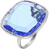 Женское серебряное кольцо с ювелирным стеклом, 1669898