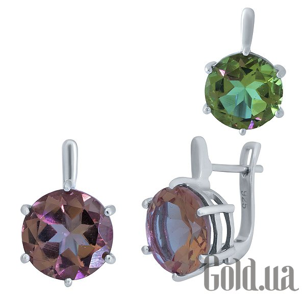

Серьги Fresh Jewelry, Серебряные серьги с султанитами