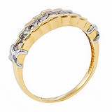 Золотое обручальное кольцо с бриллиантами, 1765130