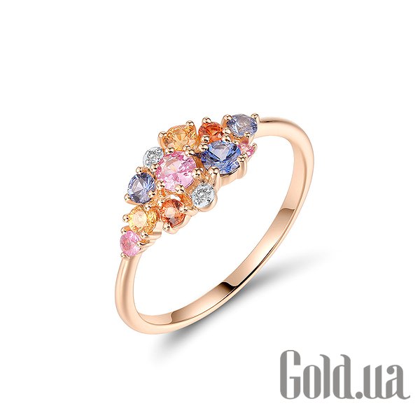 

Кольцо Lurie Jewelry, Женское золотое кольцо с бриллиантами, 17