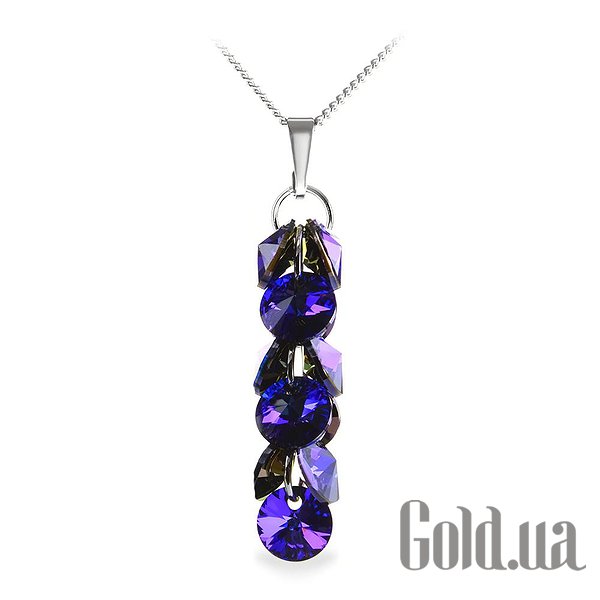 

Женские колье и кулоны Kobi, Стальной, Кулон с цепочкой с кристаллами Swarovski
