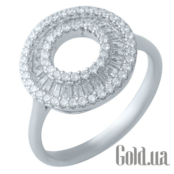 

Женские кольца Fresh Jewelry, Женское серебряное кольцо с куб. циркониями, 18