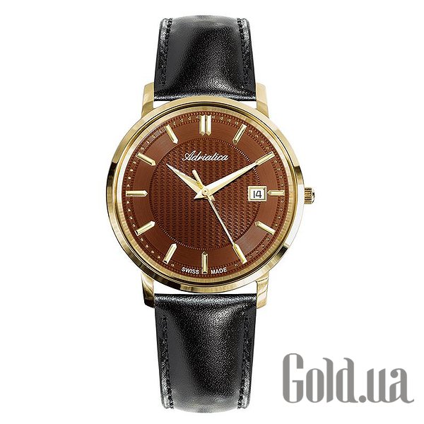 

Швейцарские часы Adriatica, Мужские часы Gents Leather 1277.121GQ