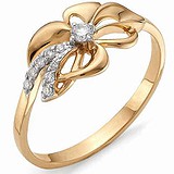 Женское золотое кольцо с бриллиантами, 1684747