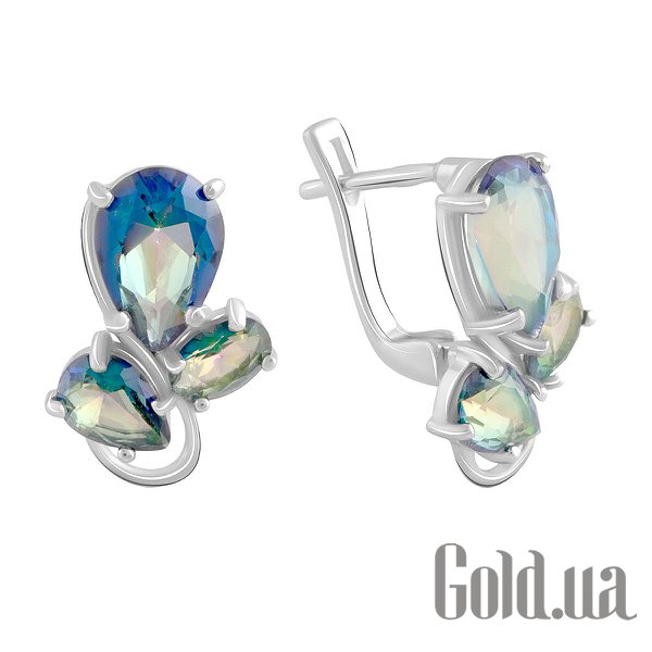 

Серьги Fresh Jewelry, Серебряные серьги с топазами