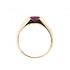 Женское золотое кольцо с рубином - фото 2
