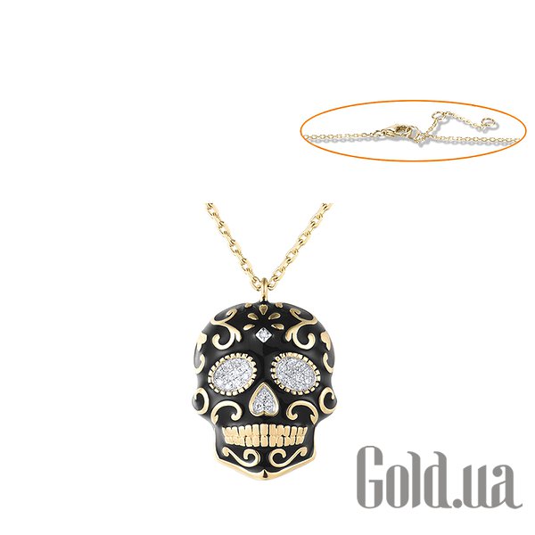 

Колье Lurie Jewelry, Золотое колье с бриллиантами и эмалью