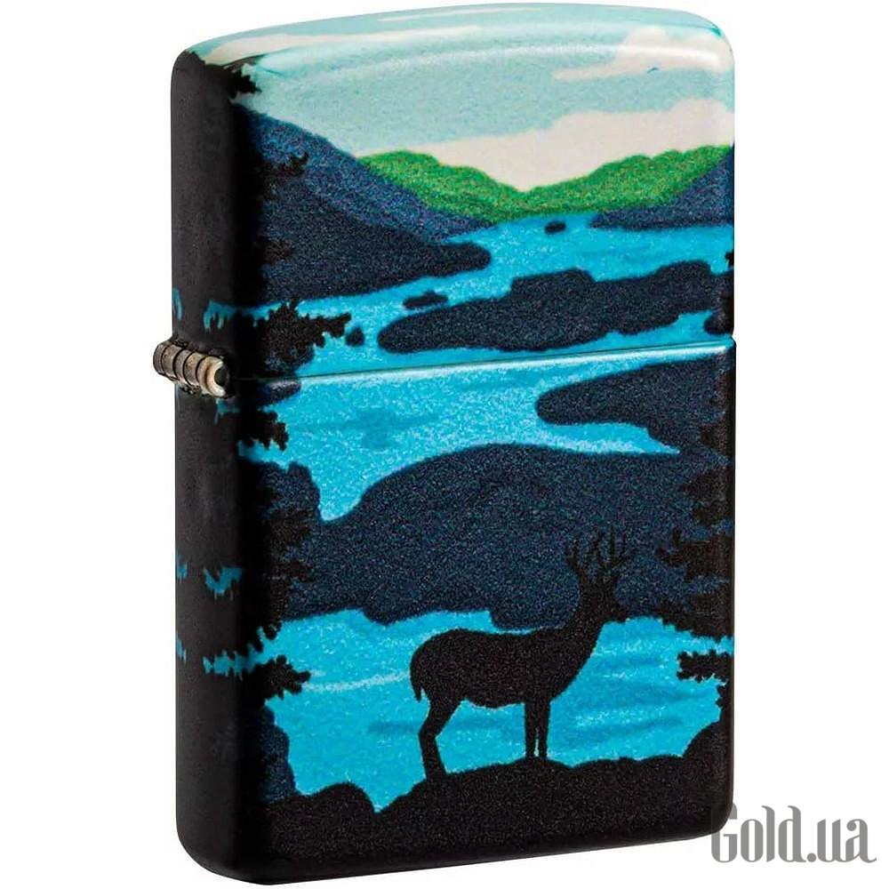 Zippo Зажигалка Deer Landscape 540 Color Process Picturesque Scenic Design 49483 49483