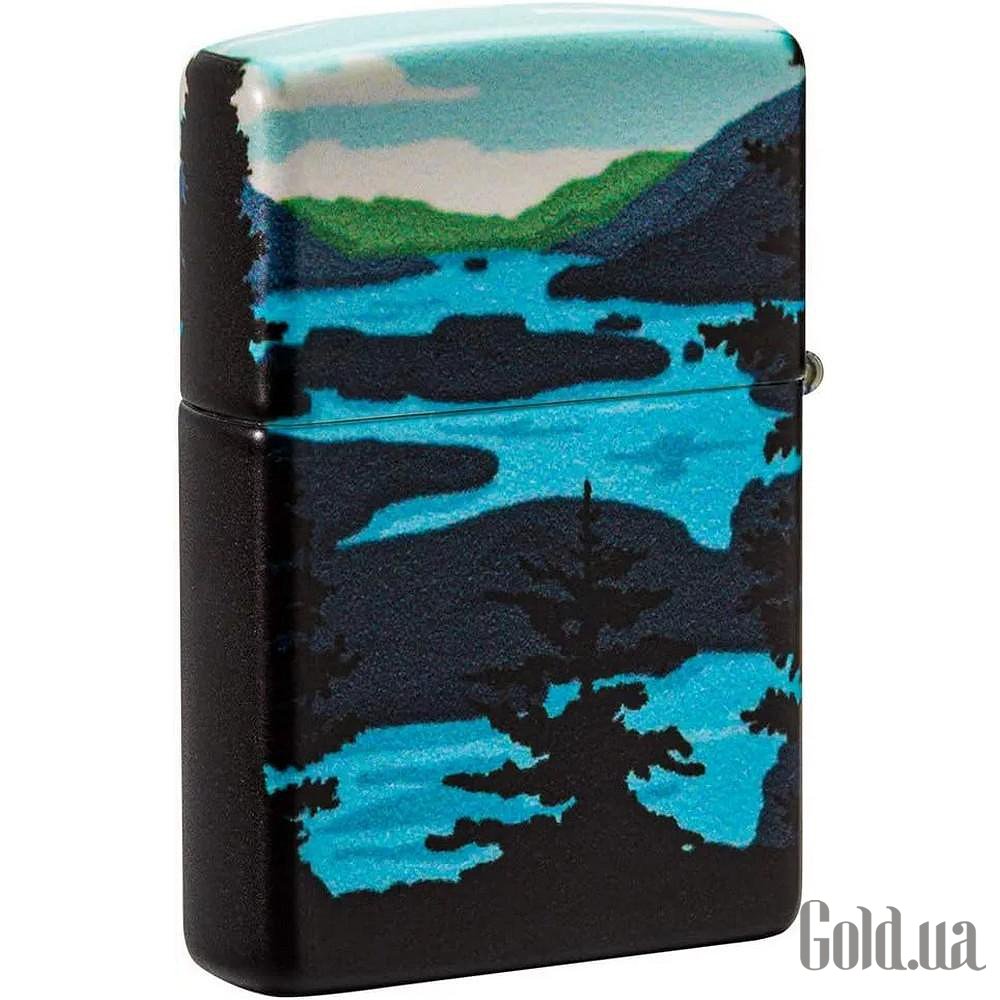Zippo Зажигалка Deer Landscape 540 Color Process Picturesque Scenic Design 49483 49483 – изображение 2