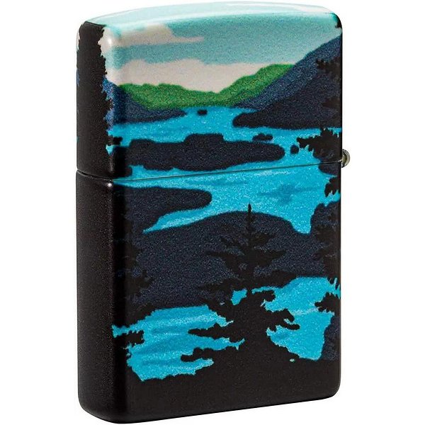 Zippo Зажигалка Deer Landscape 540 Color Process Picturesque Scenic Design 49483 49483 – изображение 2