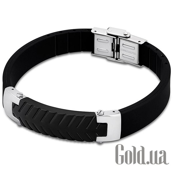 

Мужской браслет Lotus, Черный;стальной, Браслет из стали и каучука