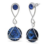Сережки з кристалами Swarovski, 1310732