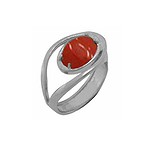 Женское серебряное кольцо с агатом, 1516044