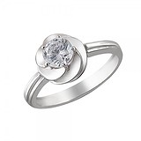 Серебряное кольцо с куб. цирконием, 1548300