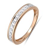 Золотое обручальное кольцо с бриллиантами, 1548556